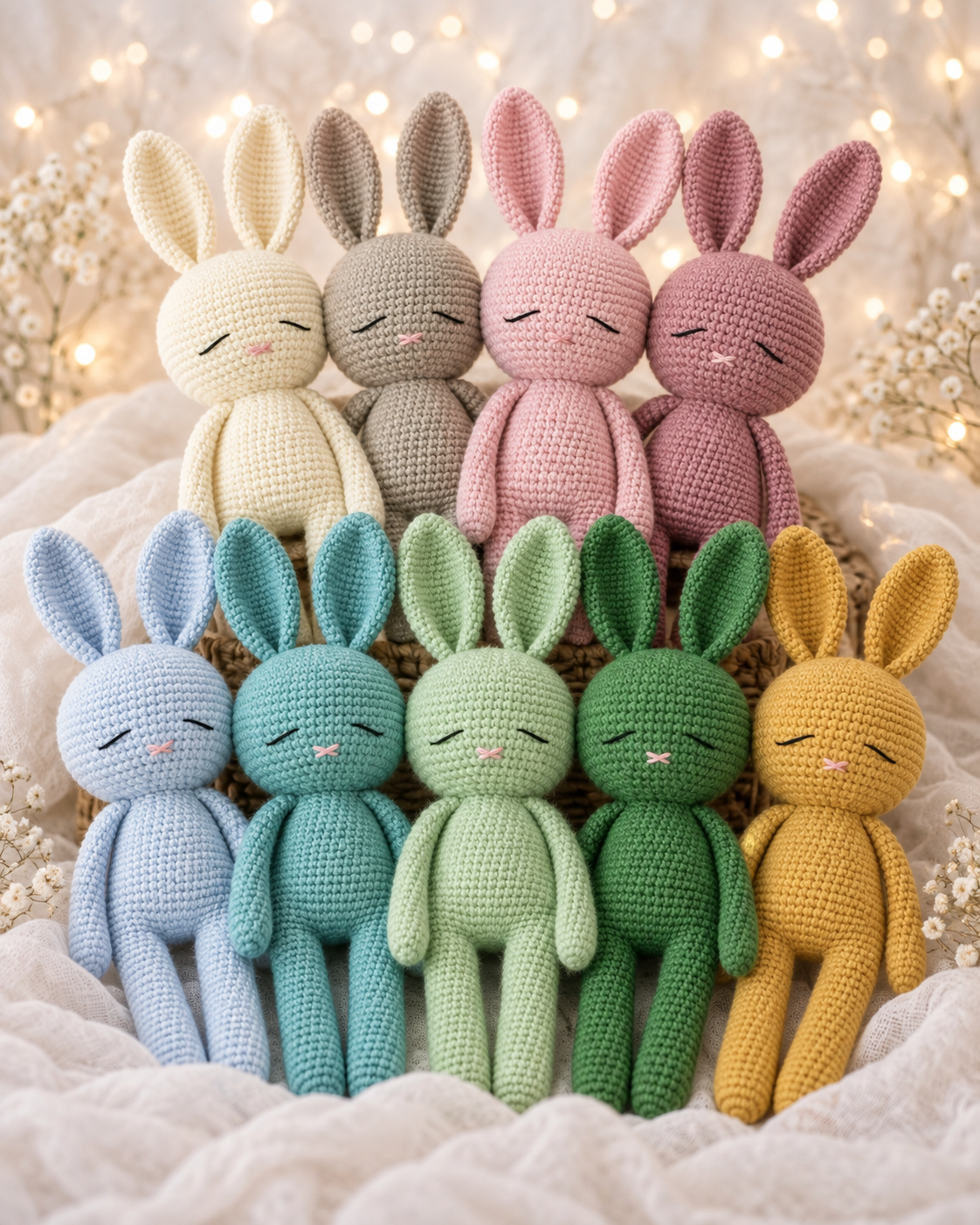 Lapin au crochet fait main pour bébé et enfant