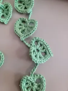 Création au crochet en forme de plante retombante